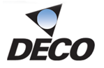 A logo of deco.
